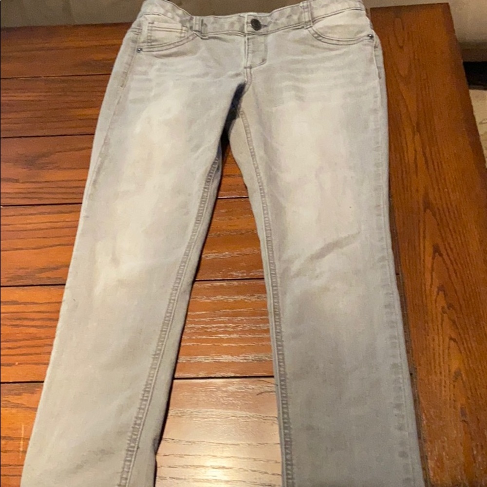Grey Washed Girls Jeggings